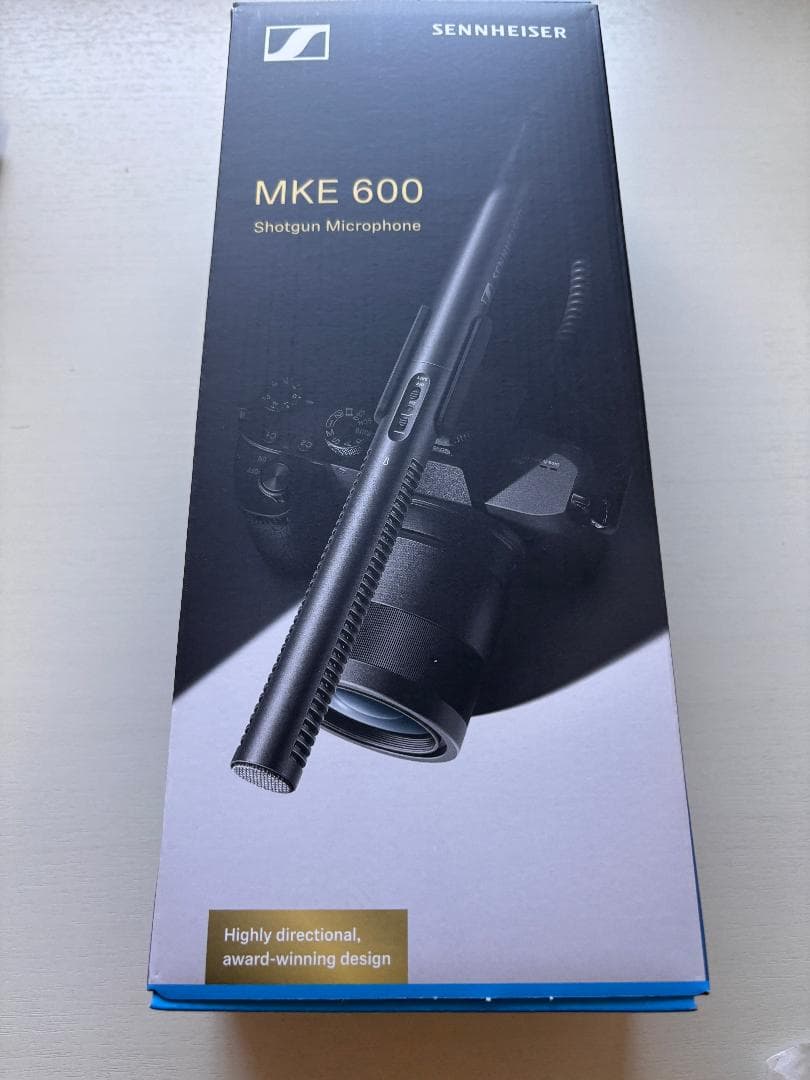 新品未使用 ゼンハイザー MKE 600 ショットガンマイク MKE600