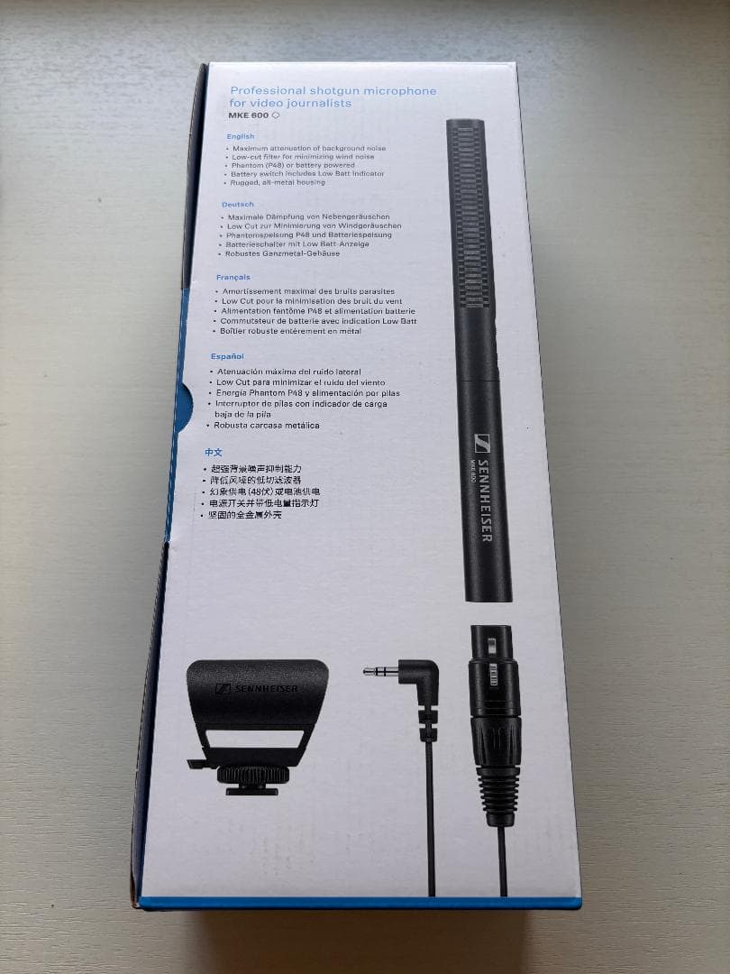 新品未使用 ゼンハイザー MKE 600 ショットガンマイク MKE600