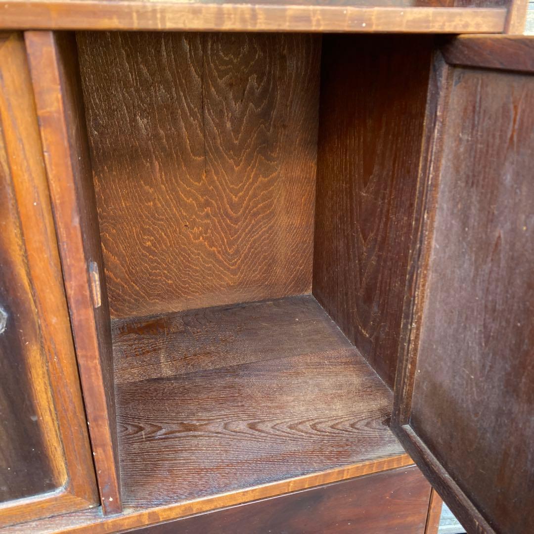 昭和初期 時代物 飾り棚 骨董品 古家具 古民家 下町 インテリア 木製