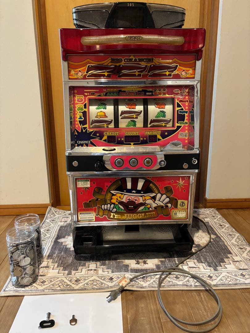 コ*バ様 アイムジャグラーEX パチスロ 実機 アイムジャグラーEX 実機 パチ