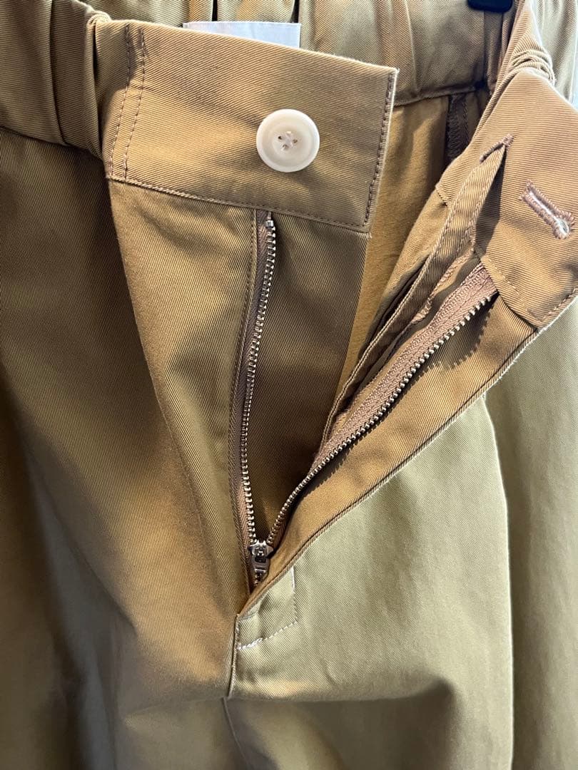 パンツ SAGE NATION BOX PLEAT TROUSER SAND