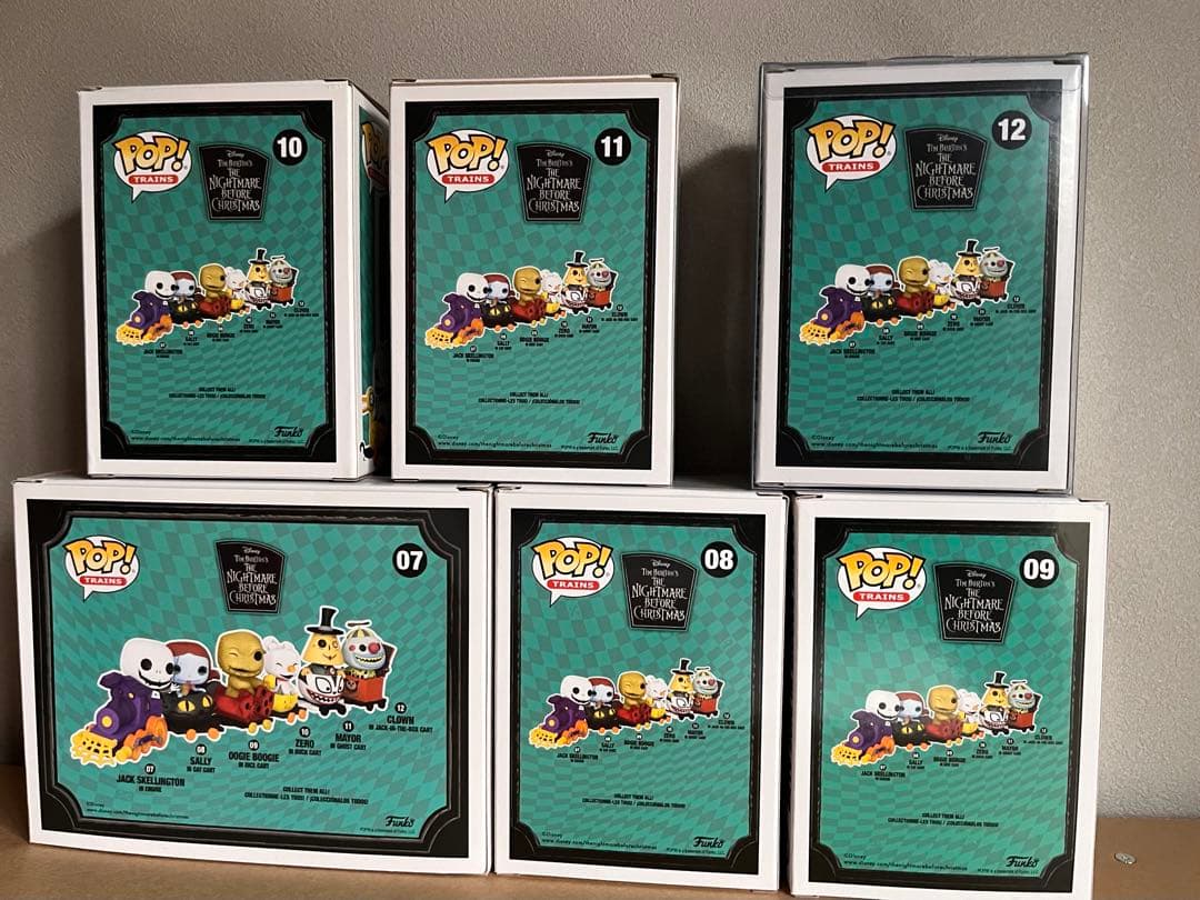 Funko ディズニー　ナイトメア ビフォア クリスマス　コンプリートセット蓄光