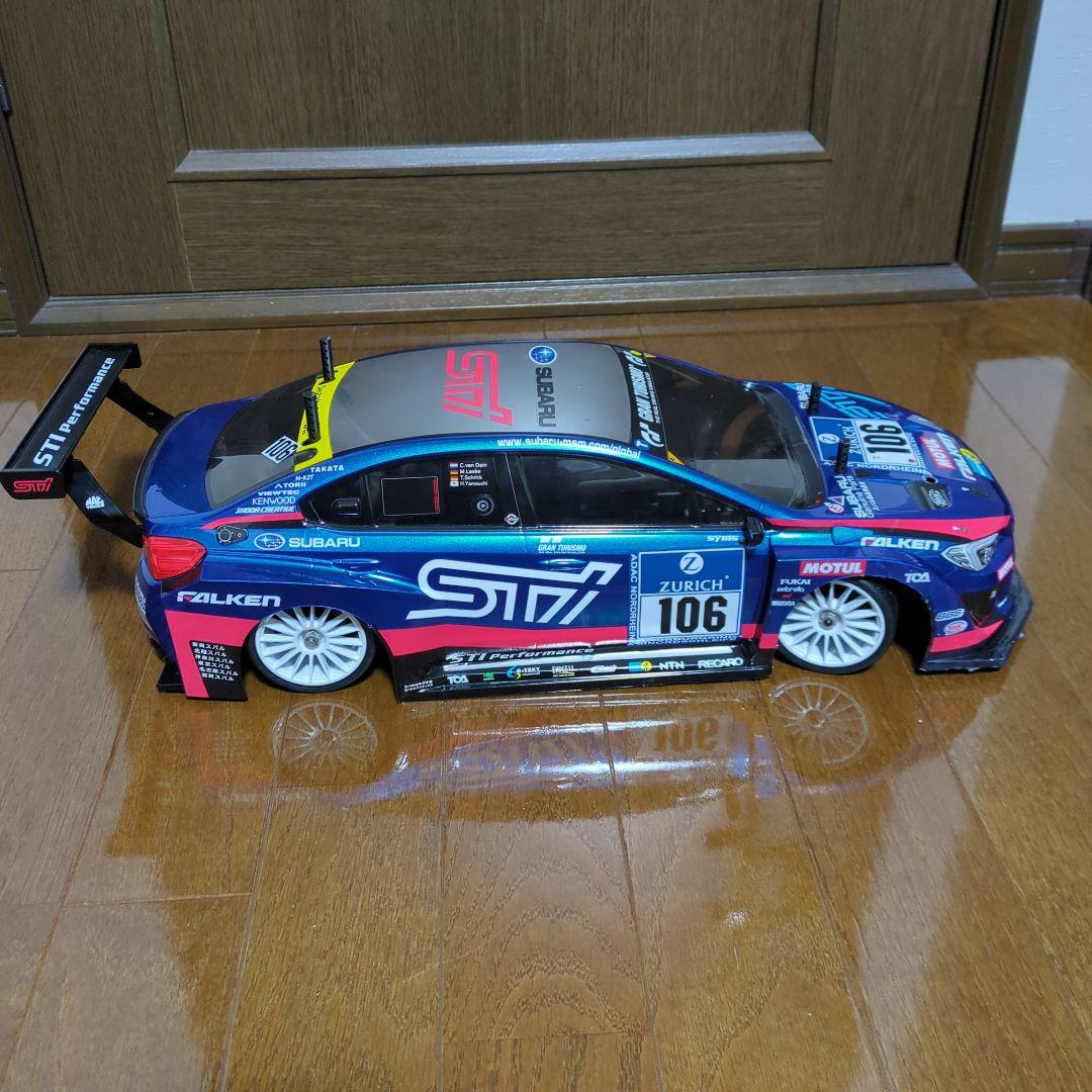 タミヤ　ラジコン用ボディ　SUBARU WRX STI NBR チャレンジ