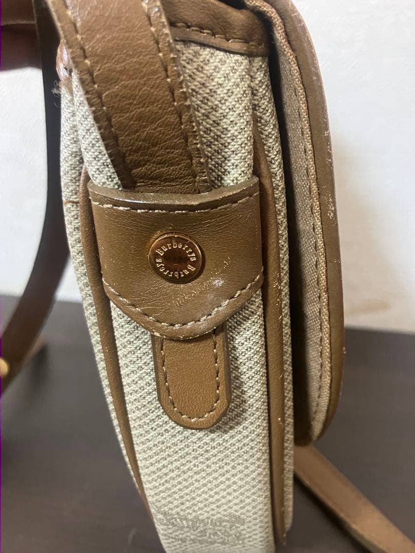 Burberrys バーバリーズ ショルダーバッグ ベージュ ロゴ柄 ヴィンテー