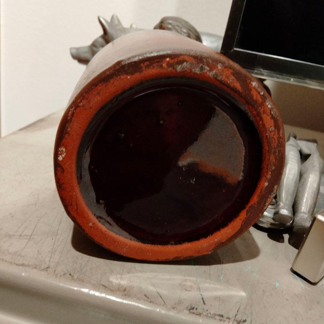 レア 50s スカル　ドクロ　ビンテージ　デカンタ　クロスボーン