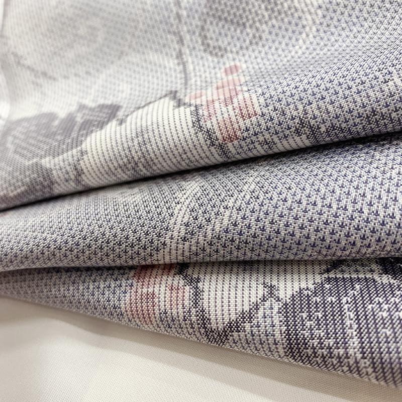 503mt59●都喜ヱ門 本場白大島紬 朝露の輝き 太陽印 銀ラベル 証紙付●