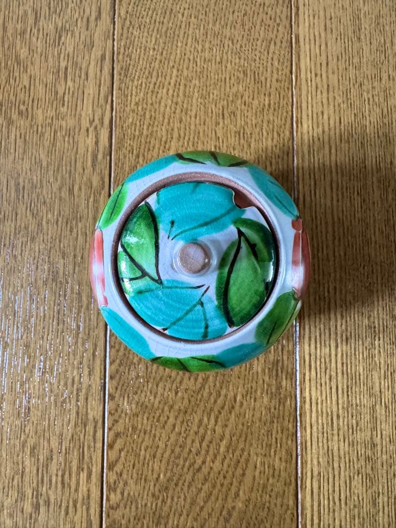 【作家作品】九谷焼 清水焼 京焼 塩入れ 椿