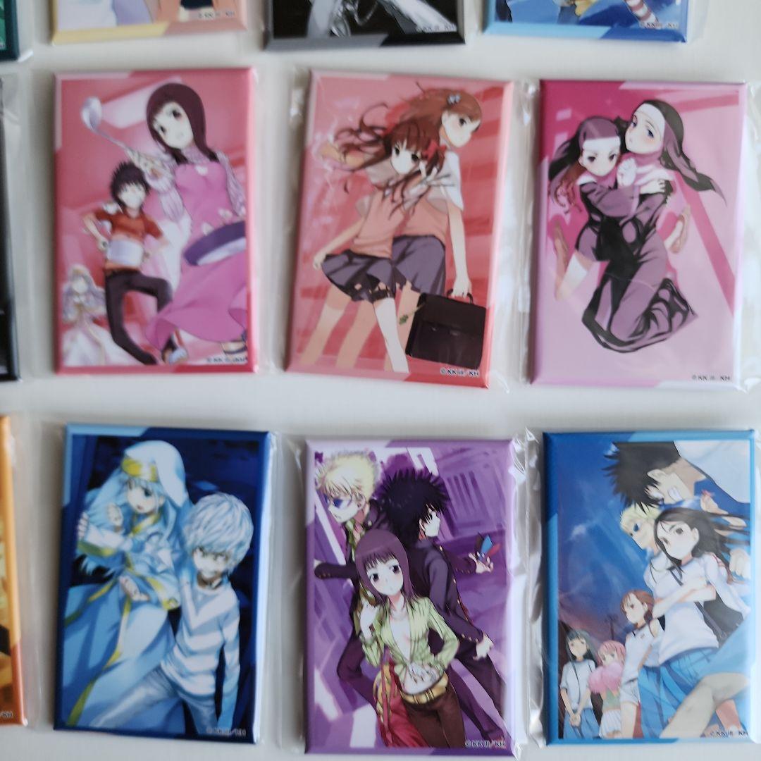 とある魔術の禁書目録オンラインくじスクエア缶バッジカバーイラスト