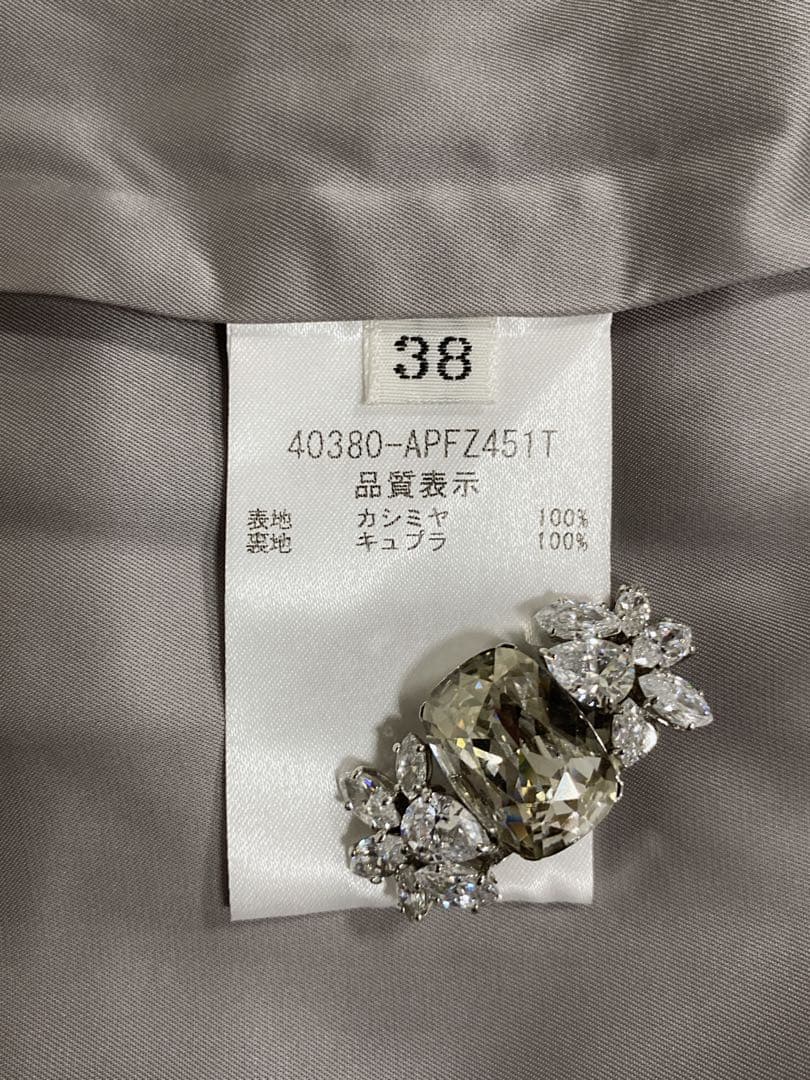 極美品★ FOXEY/フォクシー カシミヤ100％ワイドショートパンツ38