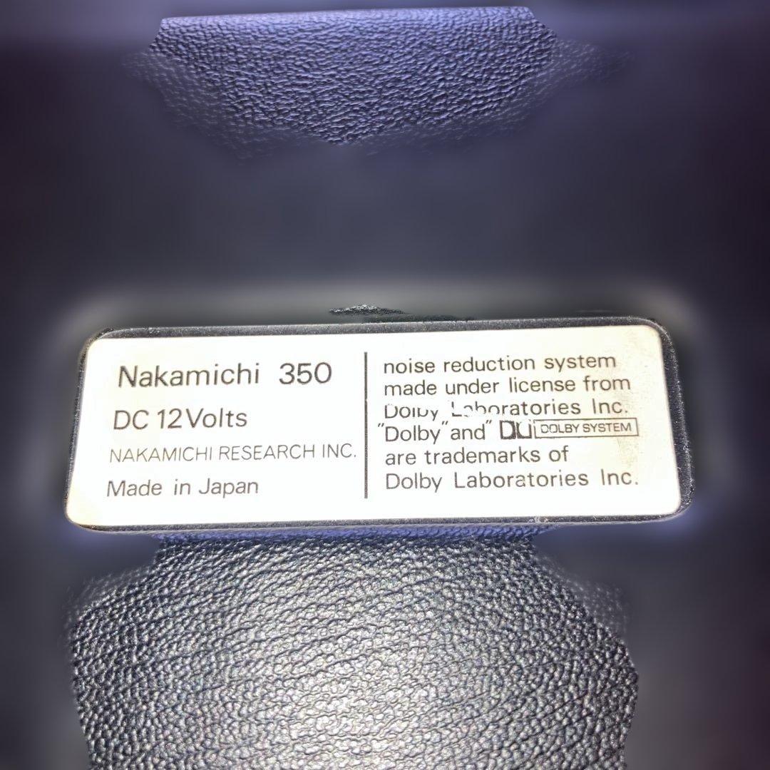 ナカミチ350 カセットデッキ　再生出来るが　ジャンクです。