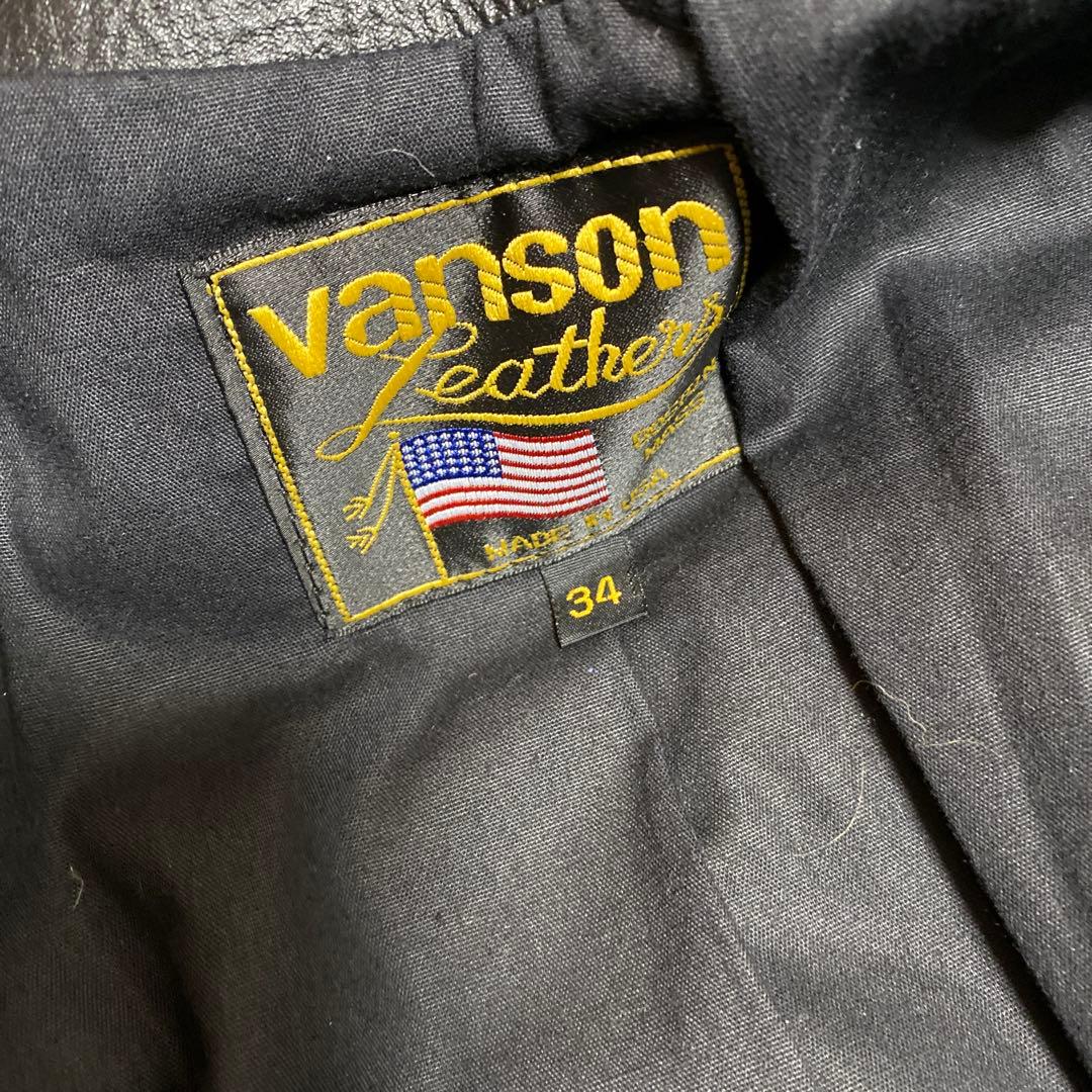 y*o様 バンソン VANSON enf シングルライダース　サイズ34