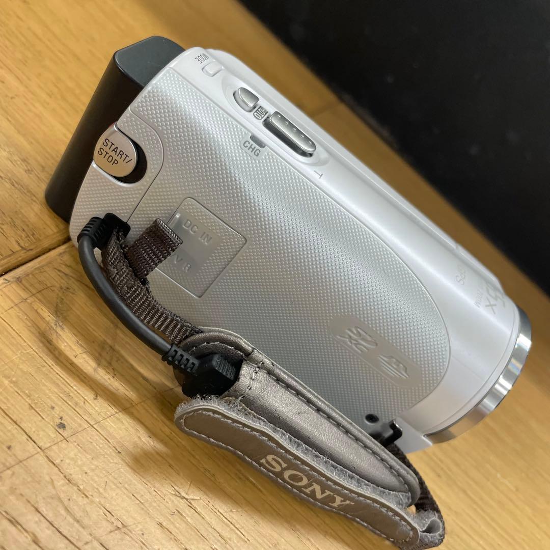 動作品 SONY HDR-CX270V ホワイト ハンディカム