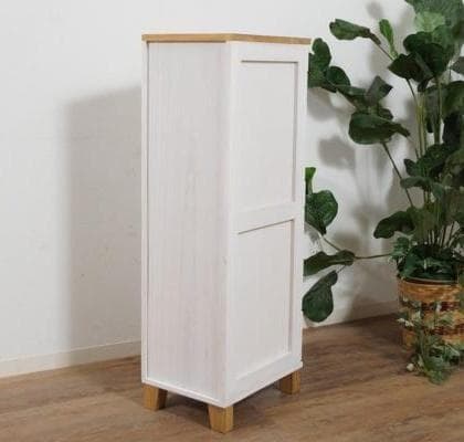 【新品・未使用】　桐製　 隙間ラック　箪笥　整理タンス　書類チェスト　9段