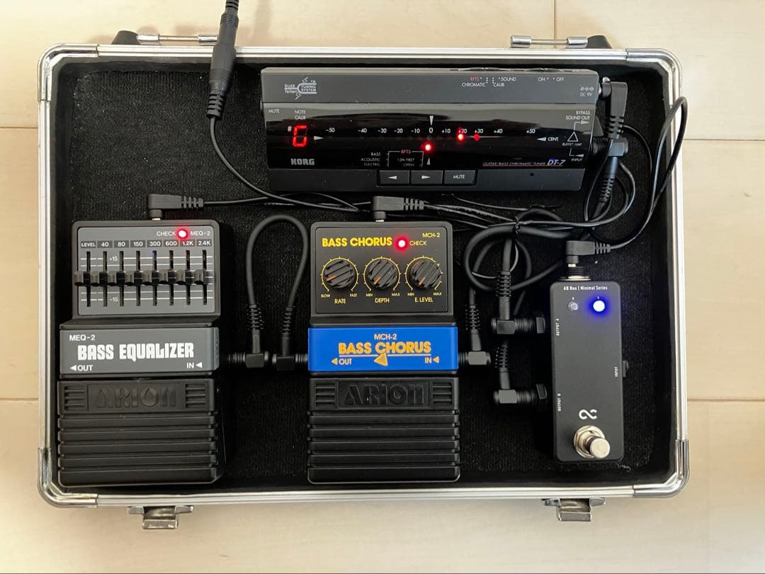 ベース　エフェクター　セット チューナー　コーラス　イコライザー
