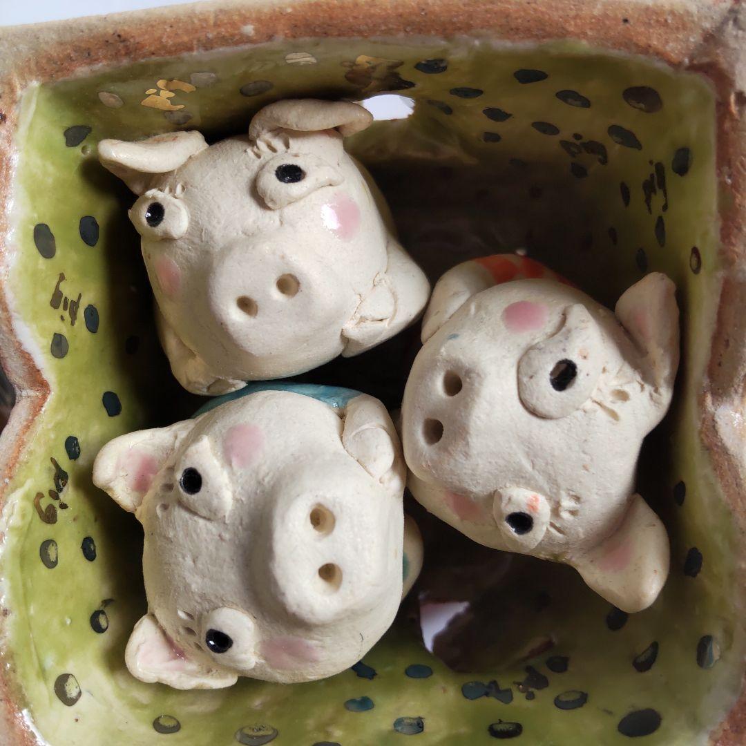 干支置物 前田晶子 作 亥 亥年2019年 新品 未使用 です。