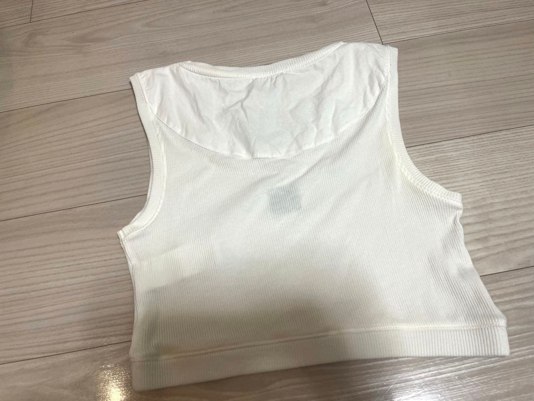 【正規品】LOEWE リブ編み タンクトップ M ホワイト