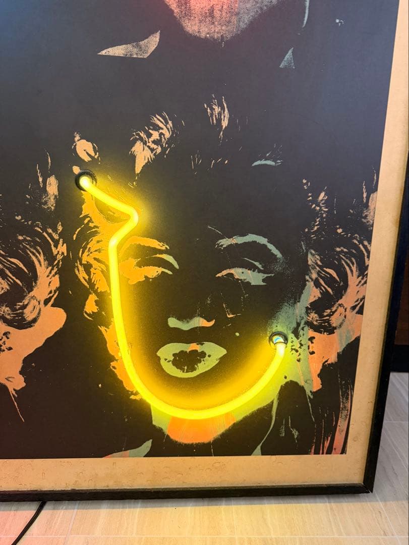 【大型サイズ】マリリン・モンロー 壁掛けネオンライトアート