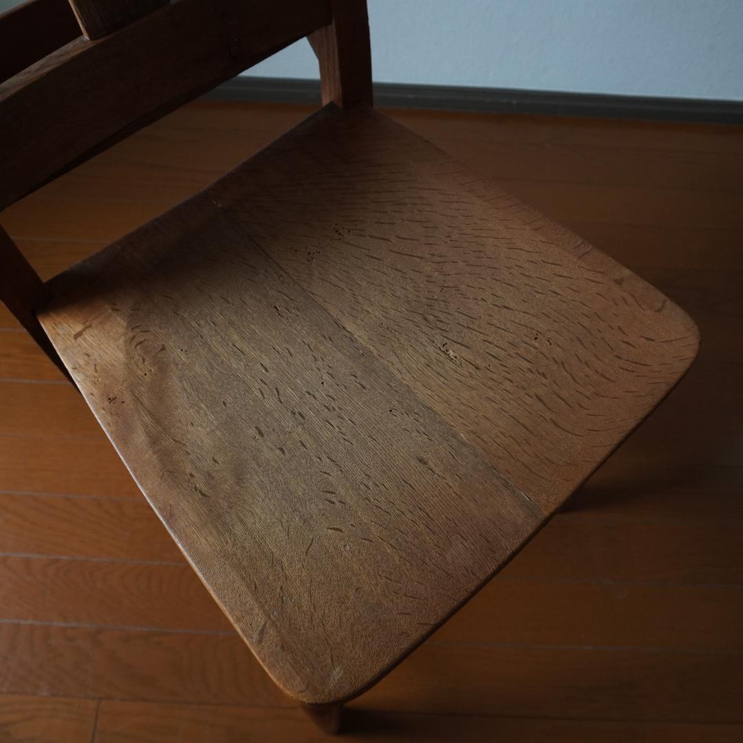 英国アンティーク木製チャペルチェア