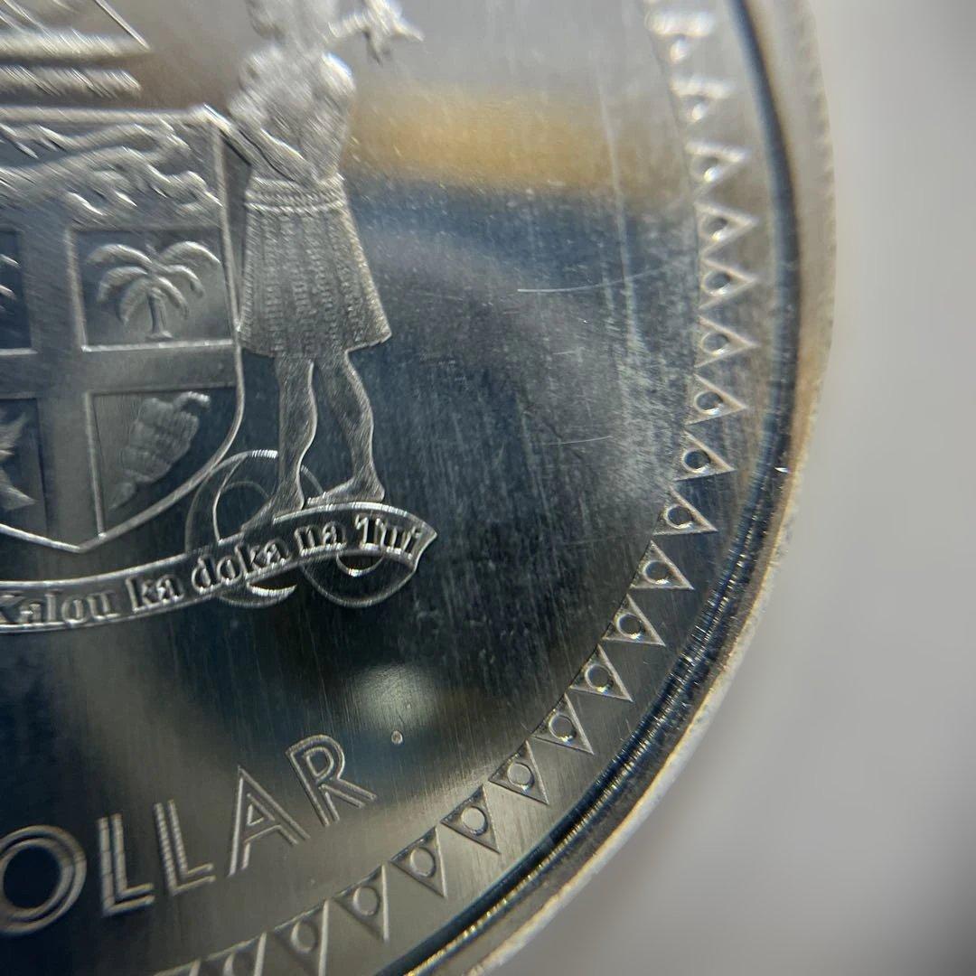 【純銀】HOKUSAI “THE GREAT WAVE” フィジー　銀貨1ドル