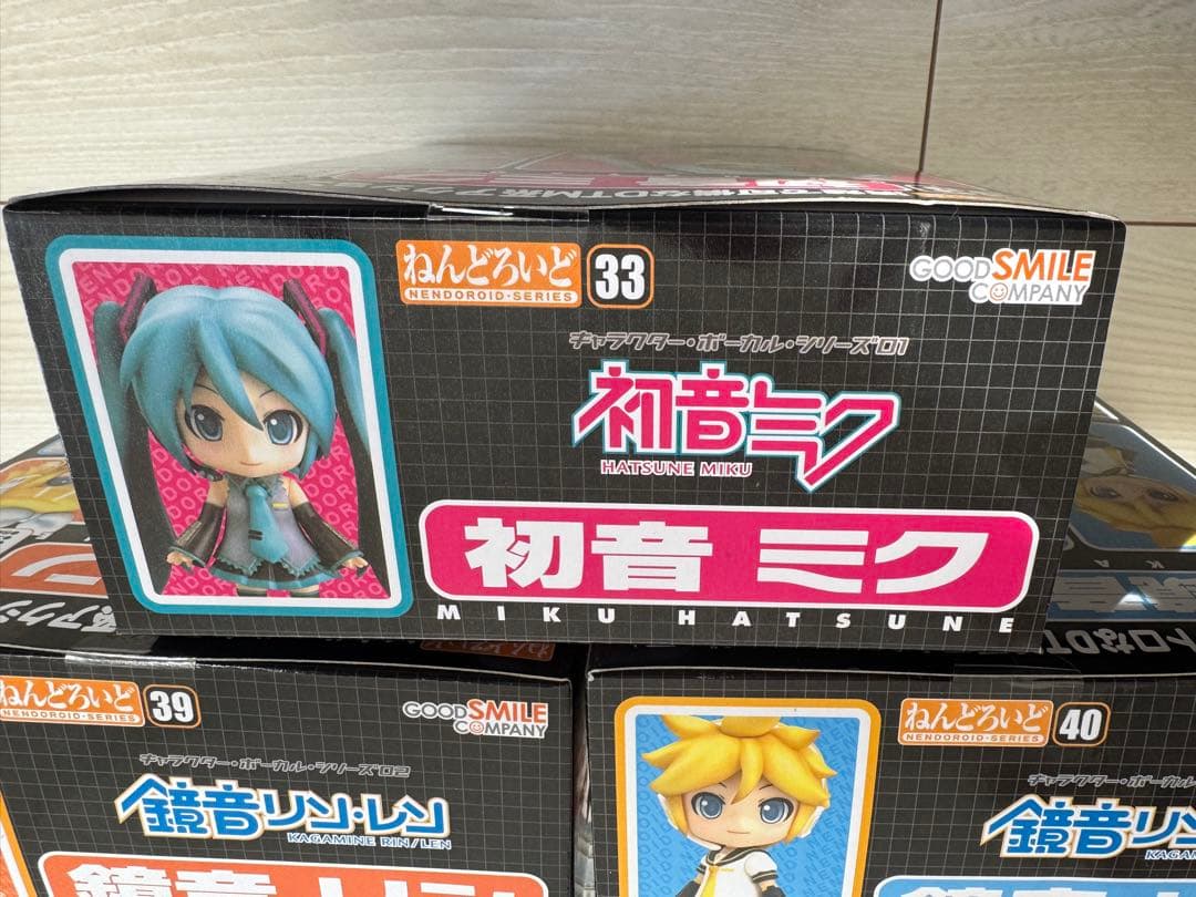 【新品未開封】ねんどろいど33.39.40初音ミク・鏡音リン・鏡音レン セット