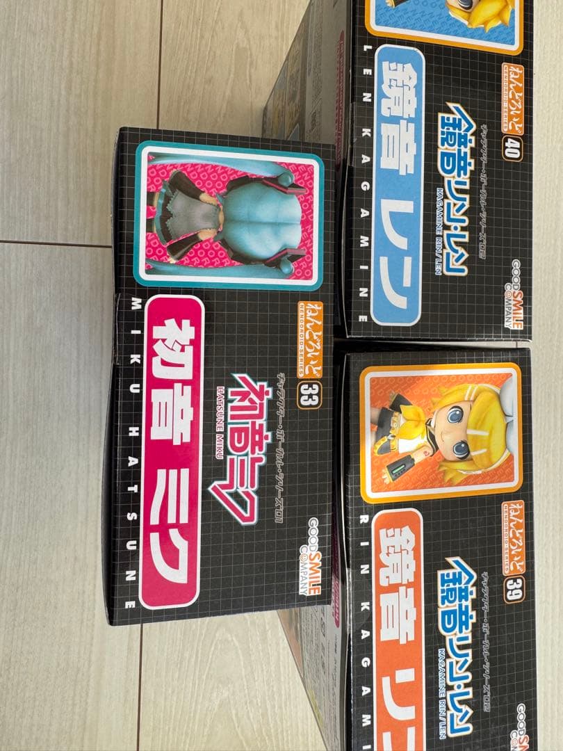 【新品未開封】ねんどろいど33.39.40初音ミク・鏡音リン・鏡音レン セット