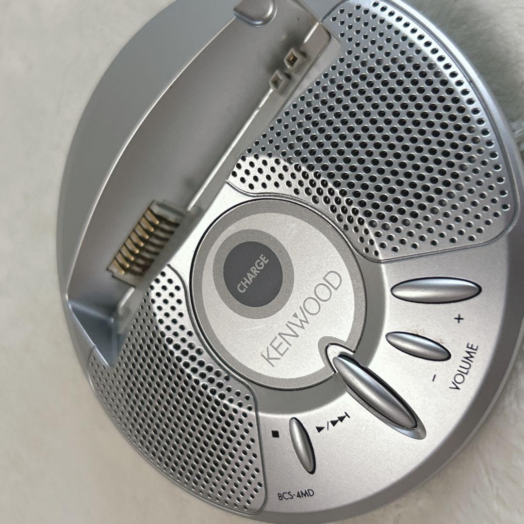 ✨動作品✨ KENWOOD DMC-V55 ポータブルMDプレイヤー シルバー