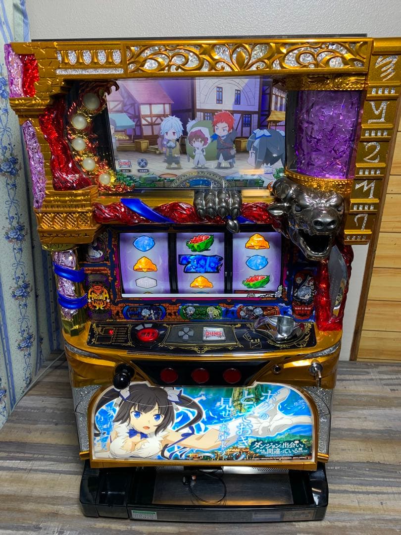 5号機 ダンまち 北電子 不要機 2018年 家庭用電源 パチスロ実機