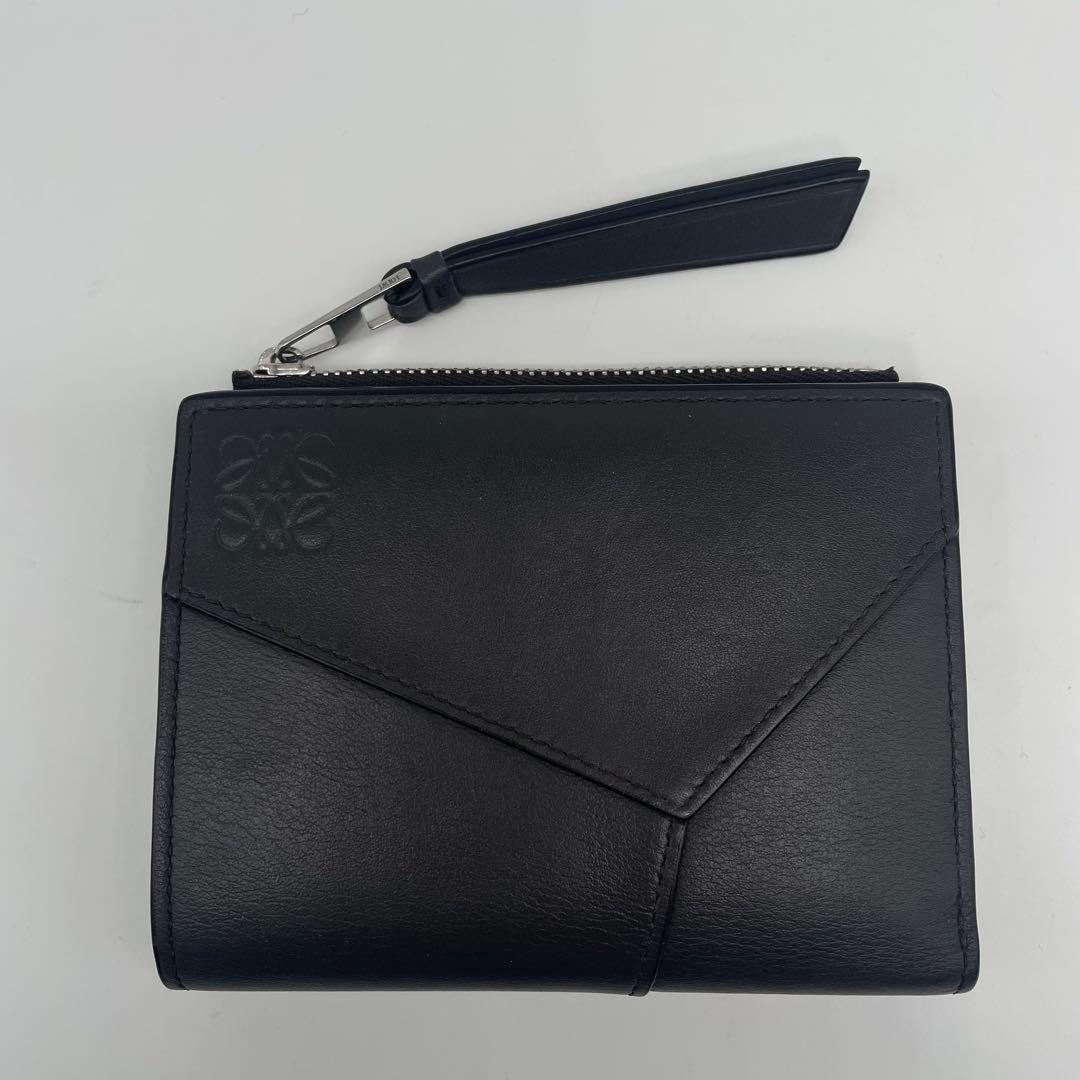 現行 極美品✨ LOEWE ロエベ パズルスリム コンパクトウォレット