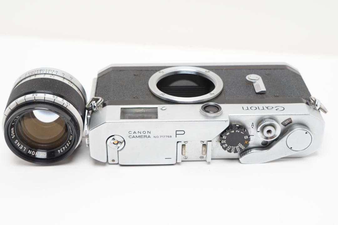 【作例あり】Canon P ポピュレール 露出計付き フィルムカメラ