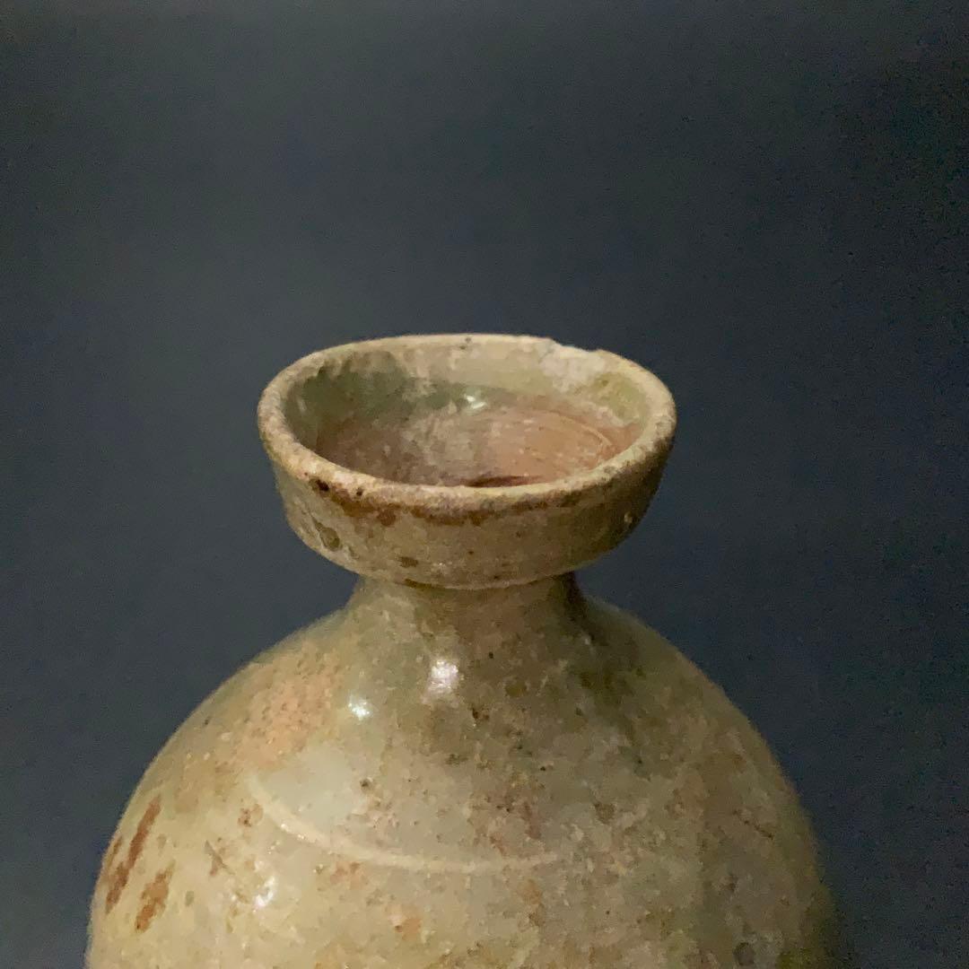 高麗青磁　小壺　油壺　韓国　朝鮮　高さ8cm R1391ダM