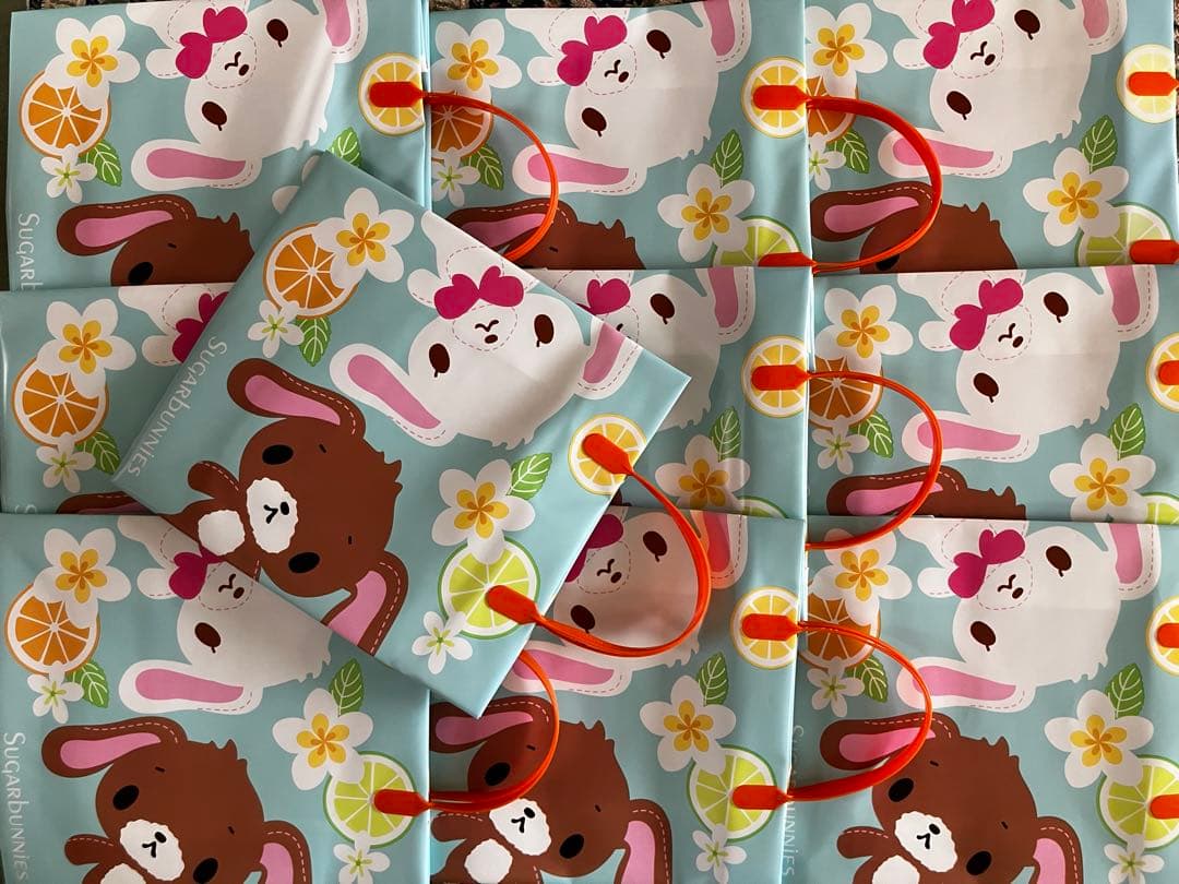 サンリオSugarbunniesシュガーバニーズ発泡バッグ10枚まとめて