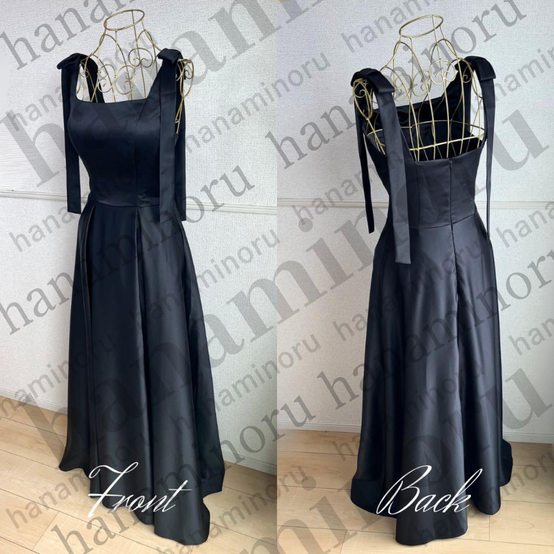 黒　前撮り　結婚式　披露宴　お色直し　パーティー　ドレス　二次会　街撮り