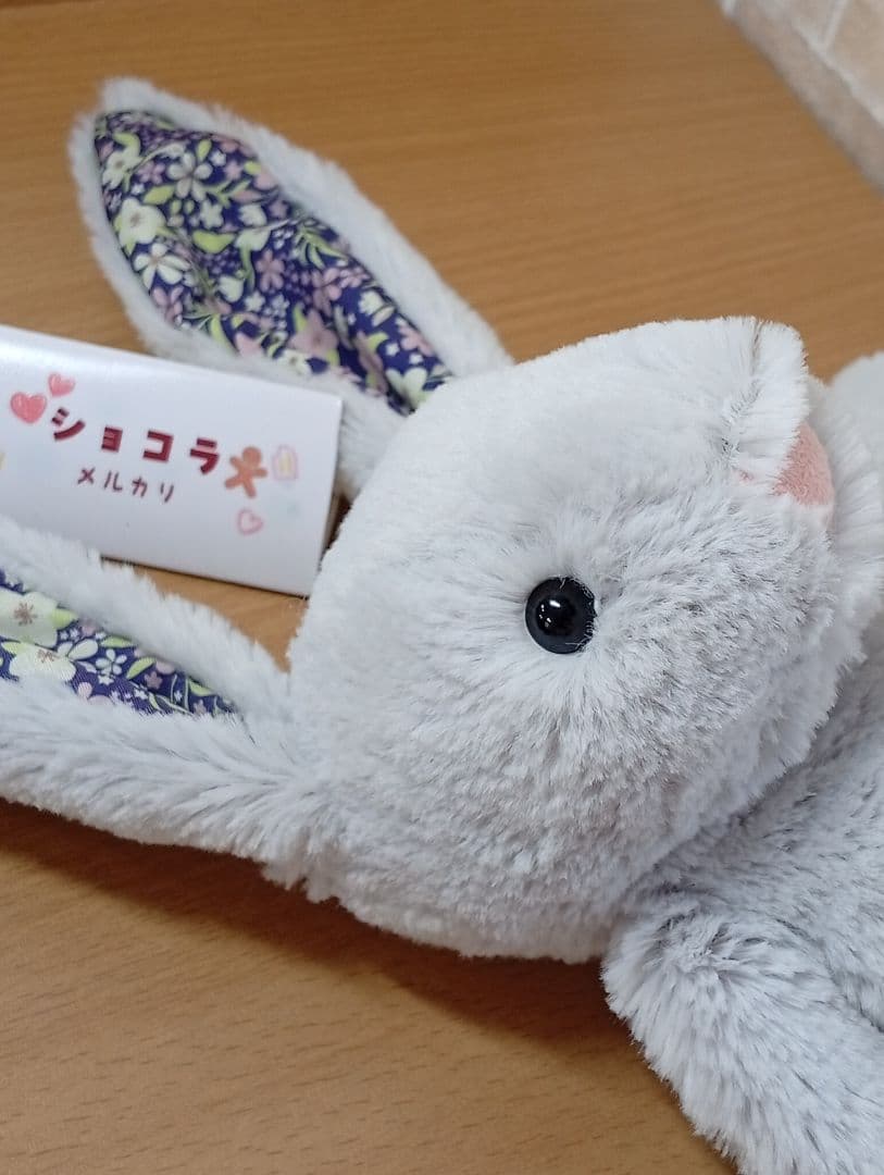  Blossom Silver bloom 耳花ウサギぬいぐるみ