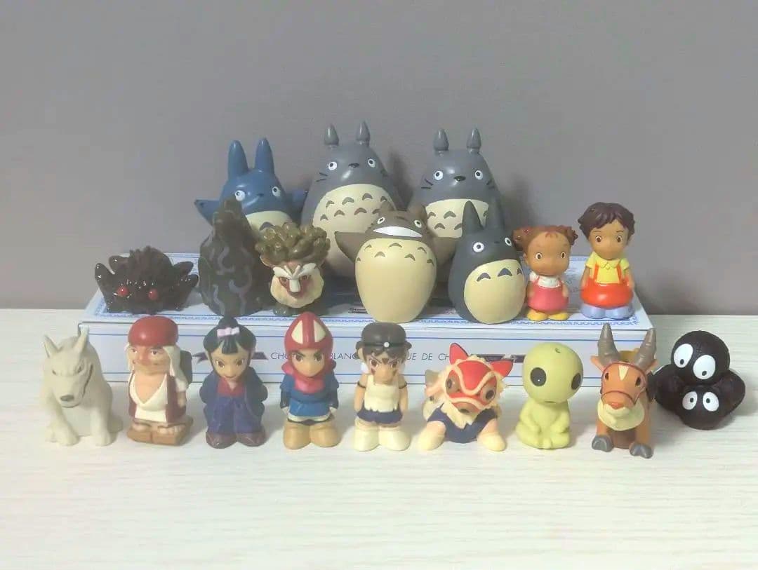 ジブリ もののけ姫 トトロ 指人形 ソフビフィギュア レトロ まとめ売り