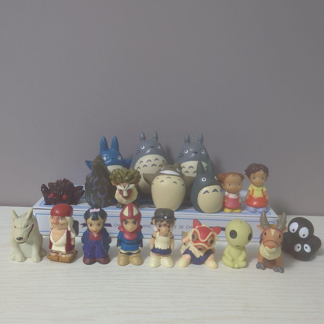 ジブリ もののけ姫 トトロ 指人形 ソフビフィギュア レトロ まとめ売り