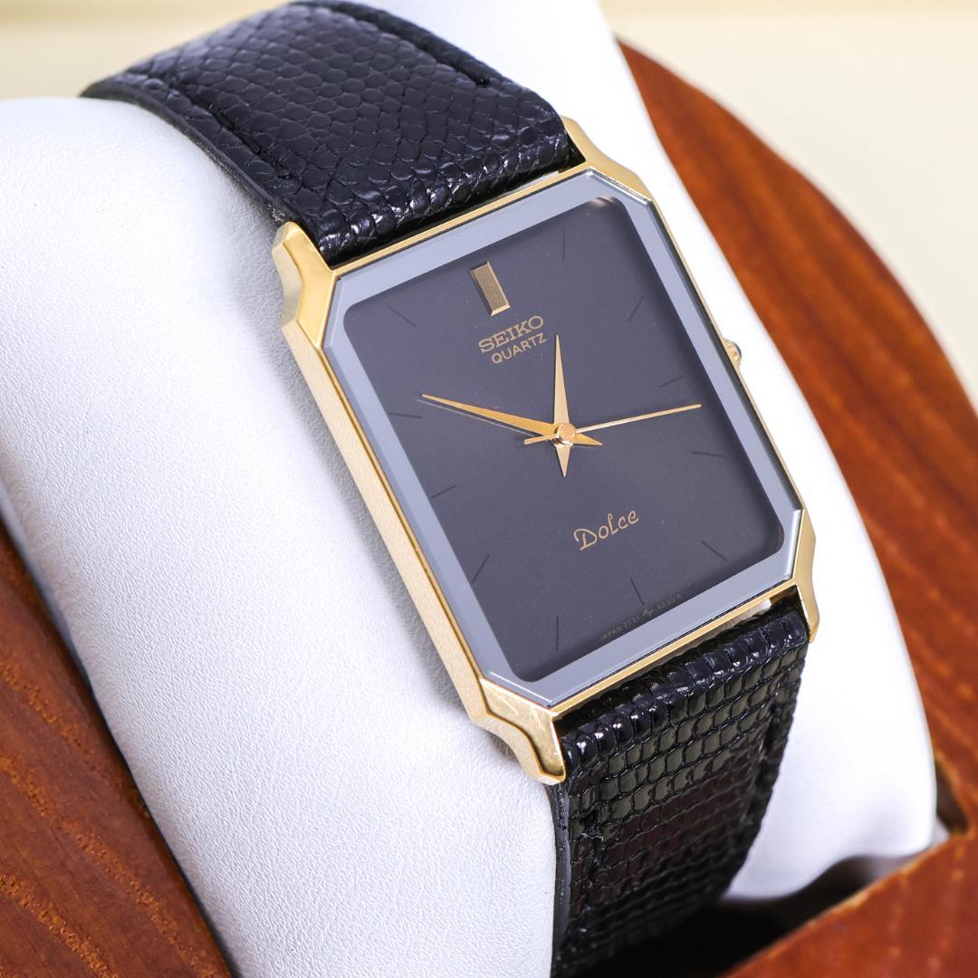 稼働 SEIKO Dolce 腕時計 クラシカル レザー SGP30 2802