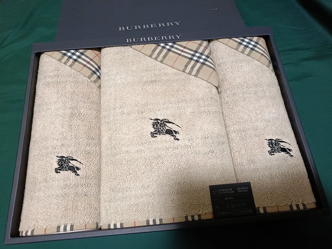 バーバリー　バスタオル フェイスタオル