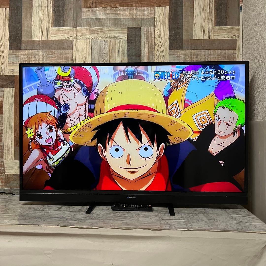 即日受渡❣️全国送料込MAXZEN 50型TV。ゲームモード&外付HDD録画対応