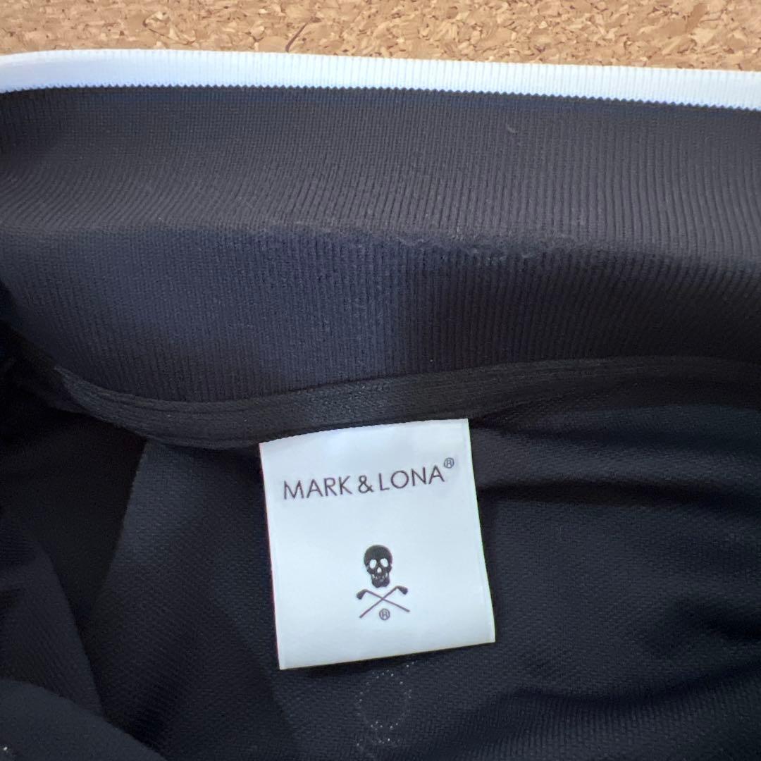 マーク＆ロナ　ポロシャツ　ブラック2024SS