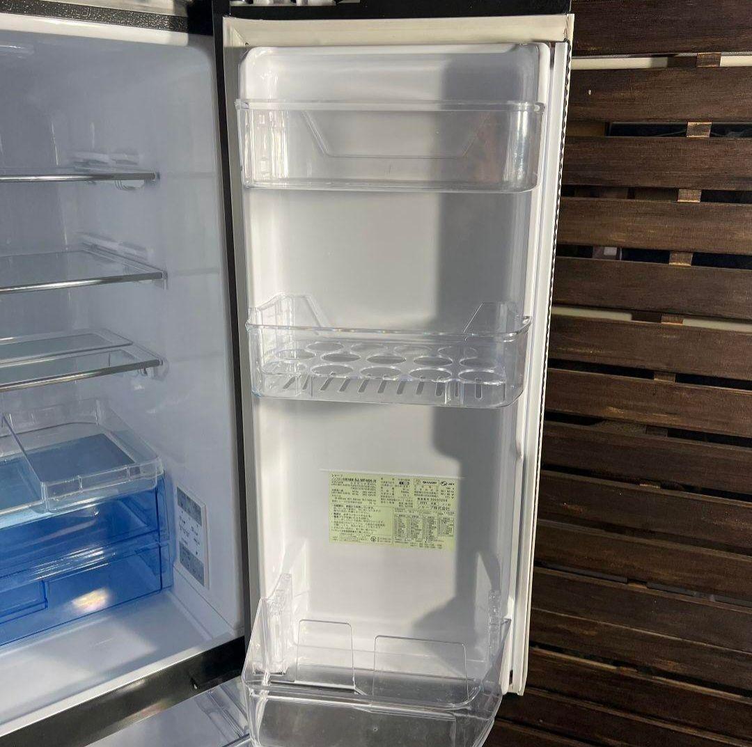 F543R SHARP 457L 冷蔵庫 SJ-MF46H-H 6枚ドア