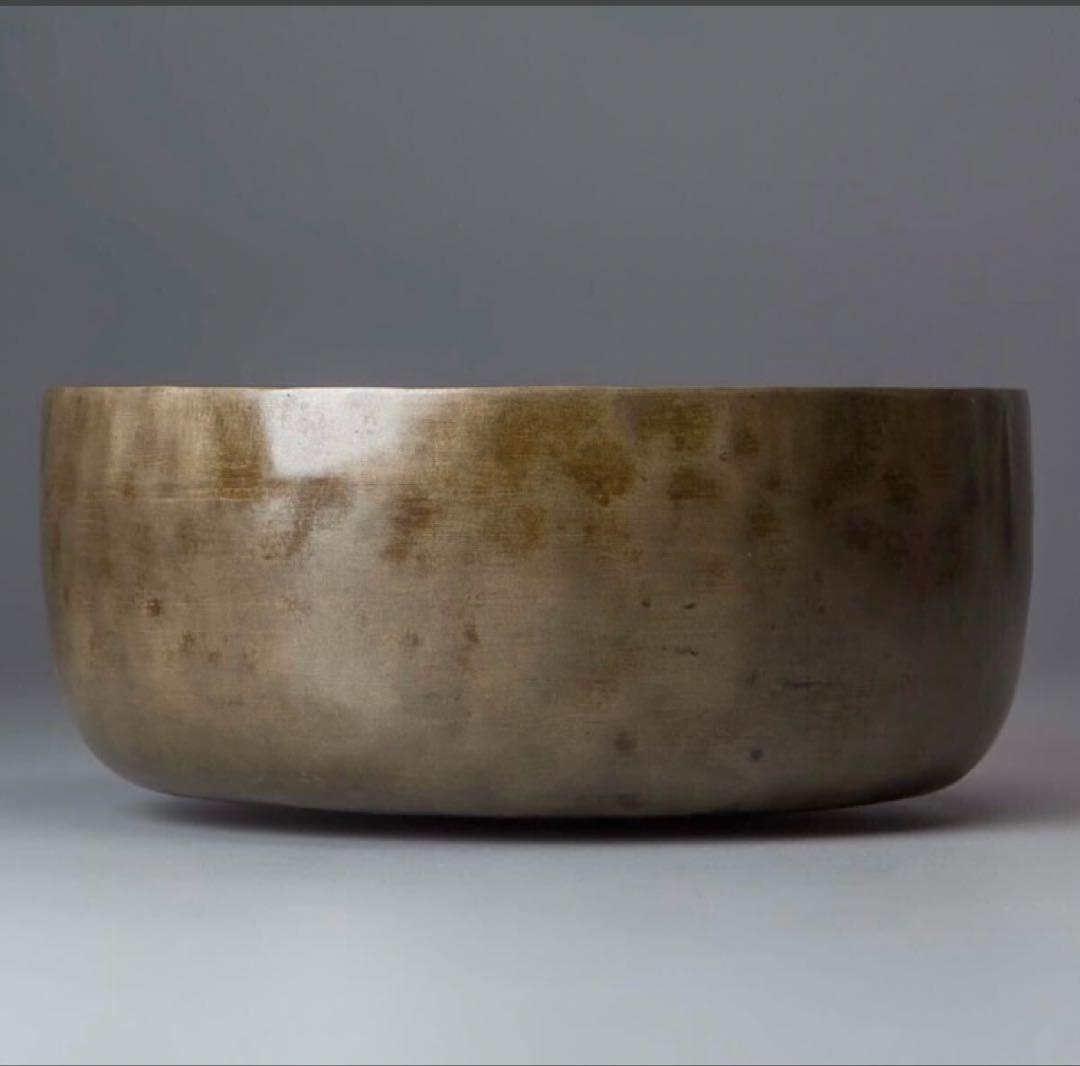 南蛮　砂張　水指　益田鈍翁　旧蔵品　検) 茶道具　表千家　裏千家　花器　茶道