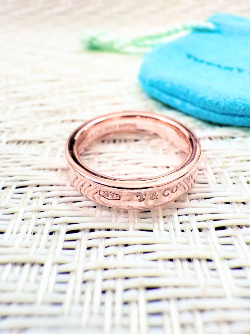 ティファニー　ルベドメタル　1837 ナロー　リング　10号　研磨仕上済　指輪