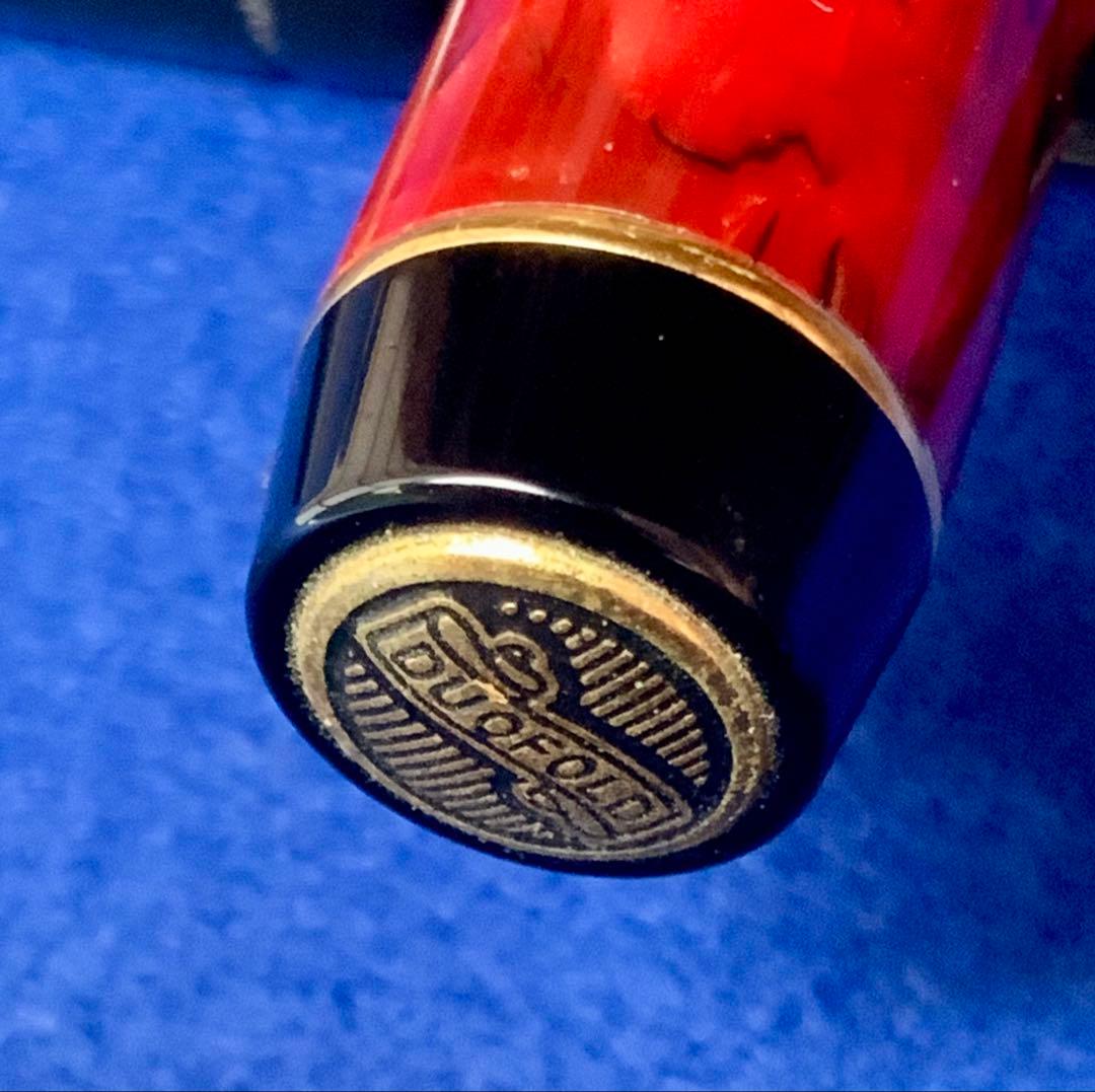 パーカー万年筆　デュオフォールド　センテニアル　XF マーブルレッド