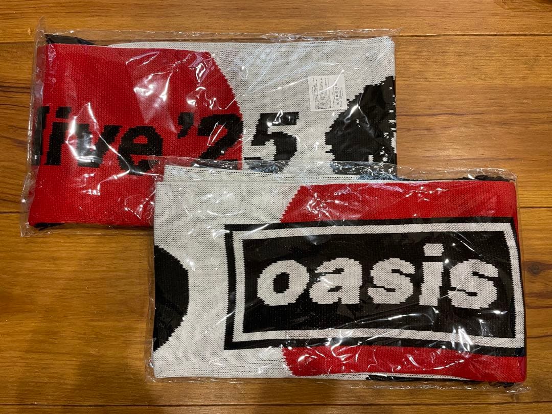 oasis live'25 フットボールスカーフ 福袋限定 オアシス2枚 セット