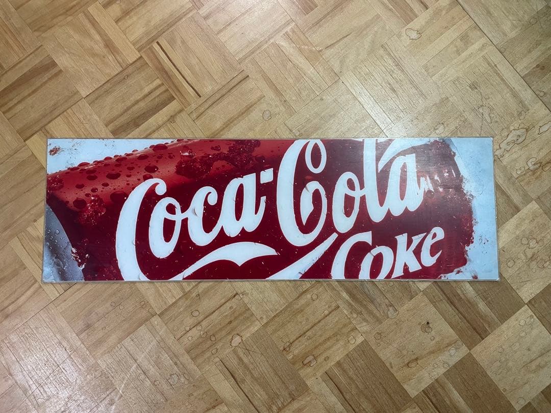 コカコーラ アクリルパネル 自販機？ サインパネル 当時物 Coca-Cola