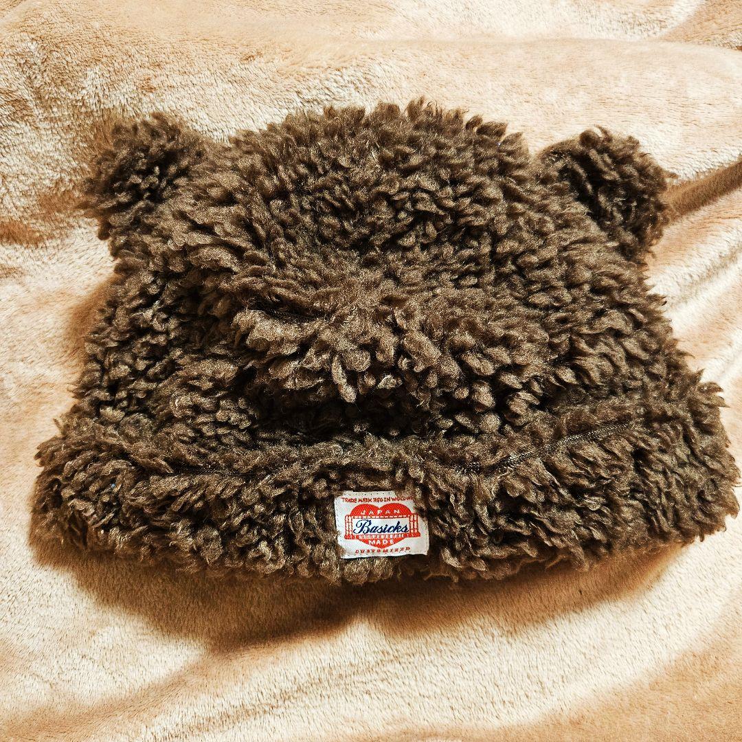 BASICKS BEAR BEANIE ベーシックス　未使用