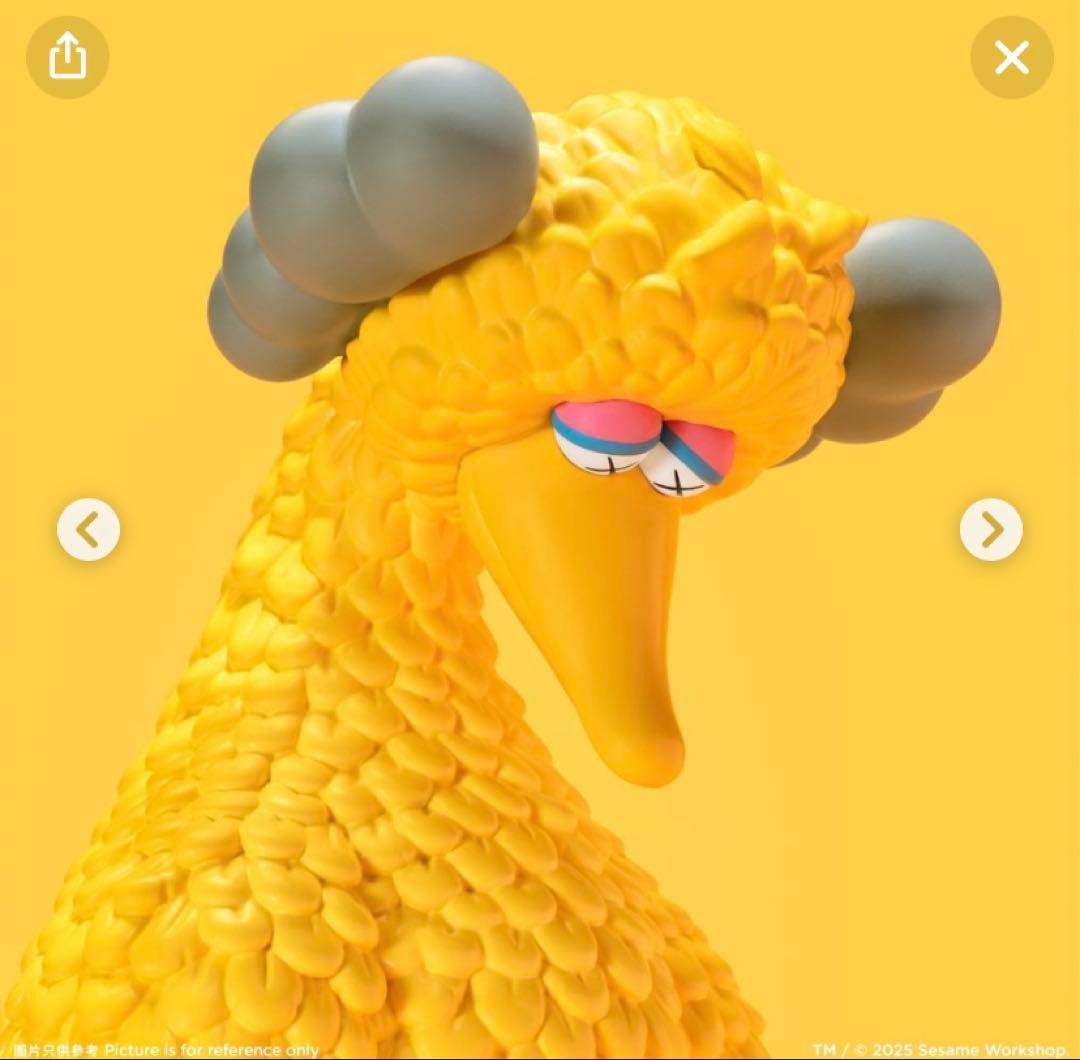 【正規品 未開封】KAWS カウズ×セサミストリート フィギュア ビッグバード