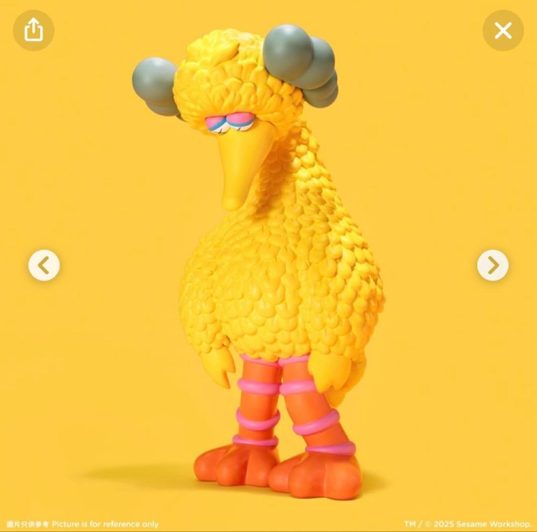 【正規品 未開封】KAWS カウズ×セサミストリート フィギュア ビッグバード