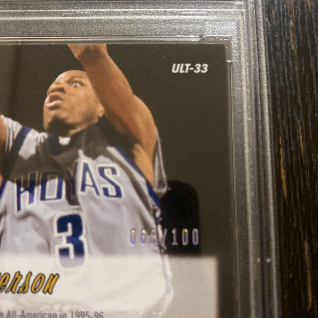 NBAカード　Allen iverson platinum 100枚　PSA9