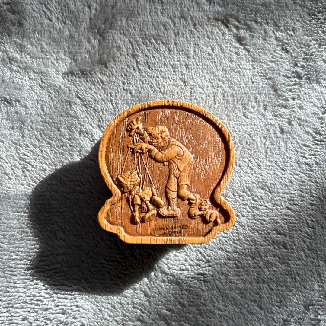 フロリダ ディズニーランド ピノキオ 小物入れ 【欠けあり】